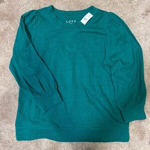 Loft puff sleeve top